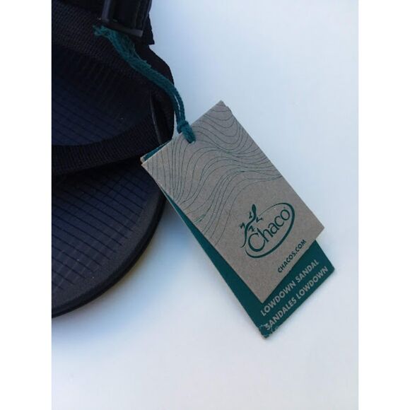 Chaco's Woman 8 Lowdown Sandal Black Lightweight Low Profile Z Strap Black - Picture 3 of 8